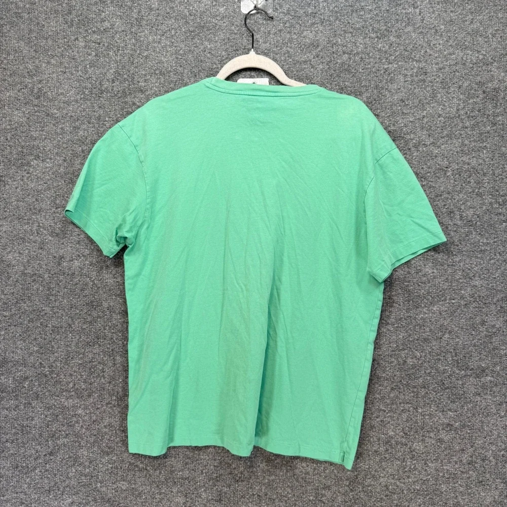 Polo Ralph Lauren T-Shirt Mens Medium Green Pony‎ Logo Classic Fit Casual Tee